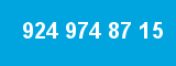 924 974 87 15 924 974 87 15